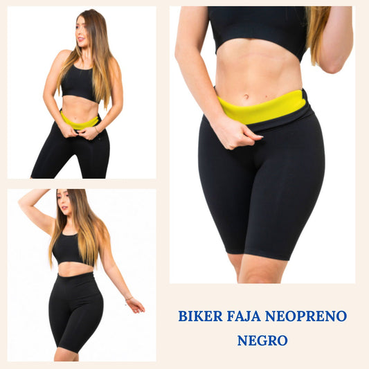 NEOBELT™ | Leggins Biker Corto Con Faja De Neopreno
